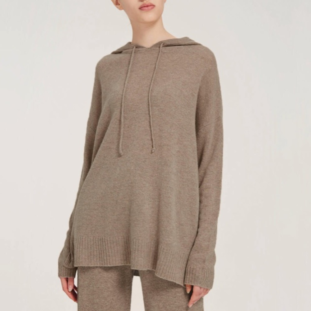 NEW 100% MERINO WOOL hoodie by GENTLE HERD J387